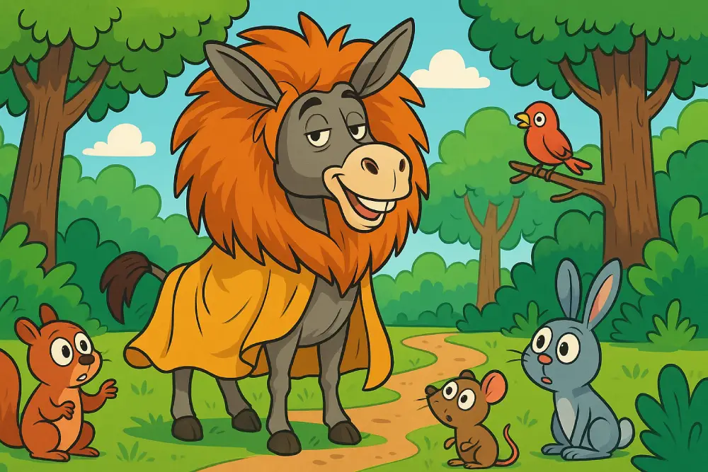 A Donkey in Lion’s Skin: A Silly Disguise