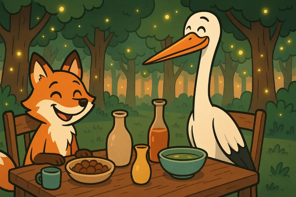 The Fox and the Stork – A Silly Dinner Party