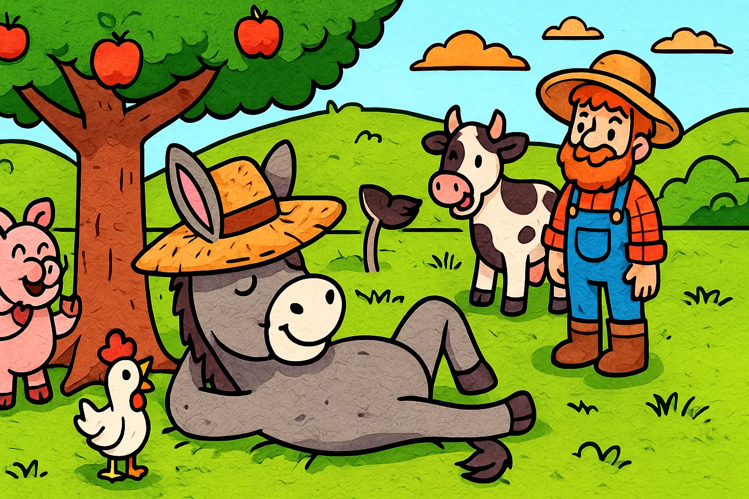 The Lazy Donkey