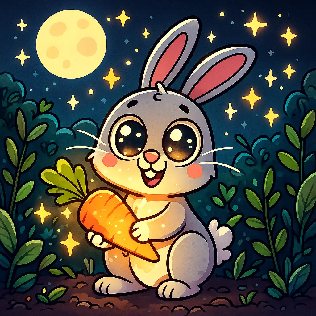 Rocco the Rabbit and the Super-Sight Carrots