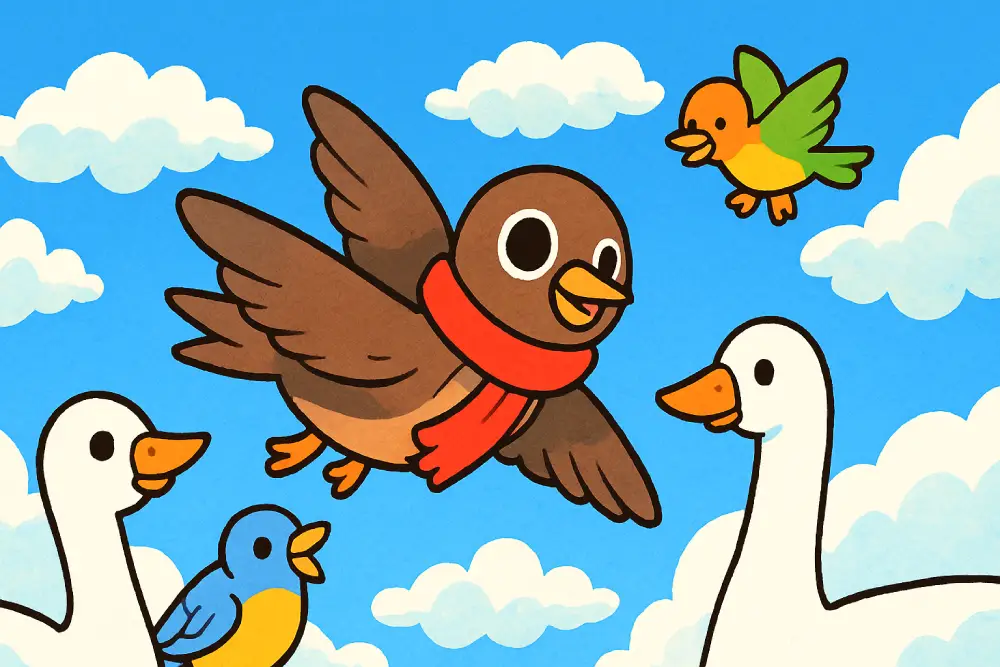 Swoopy the Chimney Swift’s Silly Southbound Adventure