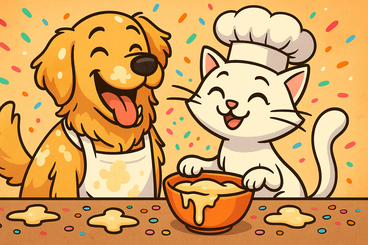 Benny the Baking Dog and the Clever Kitty Chef