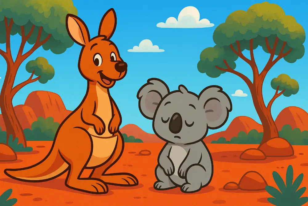 Kenny the Kangaroo and Kiki the Koala’s Outback Adventure